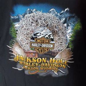 Harley Davidson Jackson Hole Wyoming short sleeve